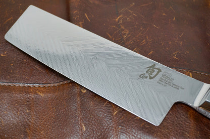 Shun Dual Core Nakiri Kitchen Knife - 6.5" Blade