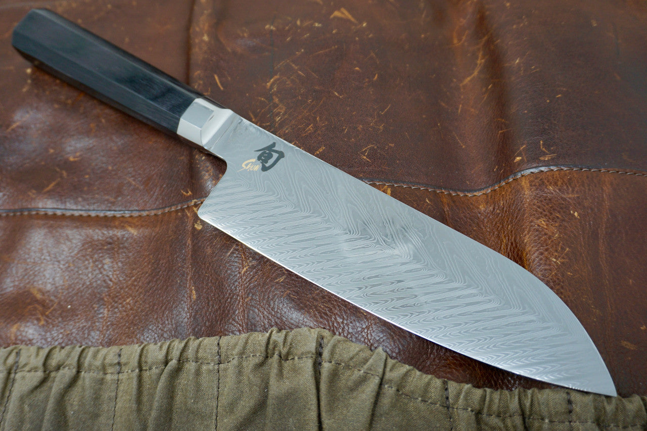 Shun Dual Core Santoku Kitchen Knife - 7" Blade