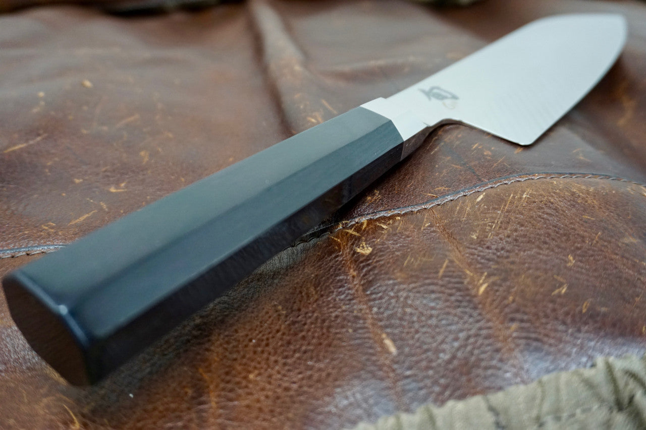 Shun Dual Core Santoku Kitchen Knife - 7" Blade