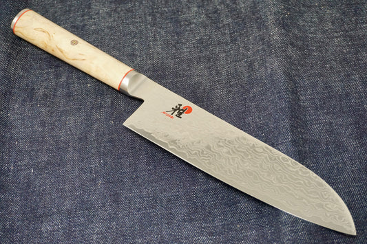 Miyabi Birchwood 7" Santoku Knife - SG2