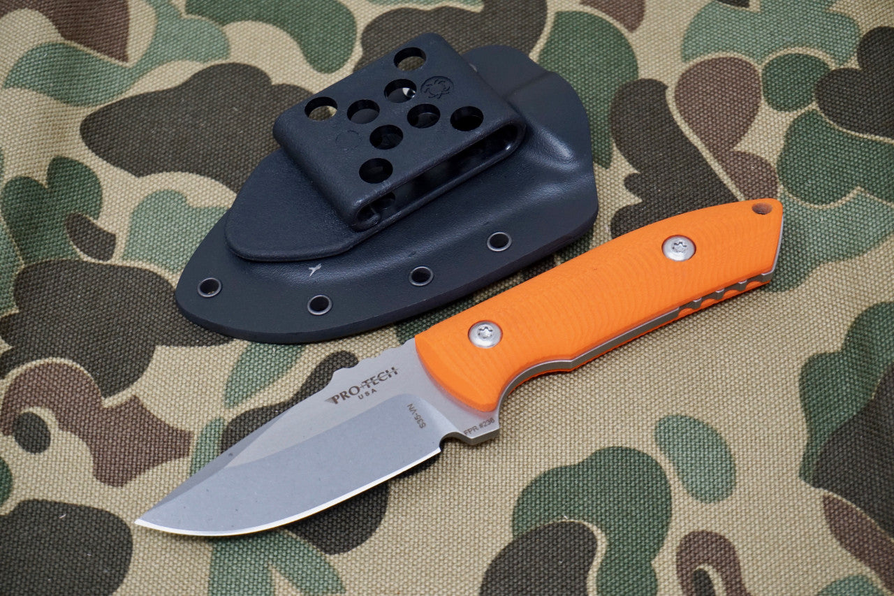 PRO-TECH SBR Orange Hunting Knife