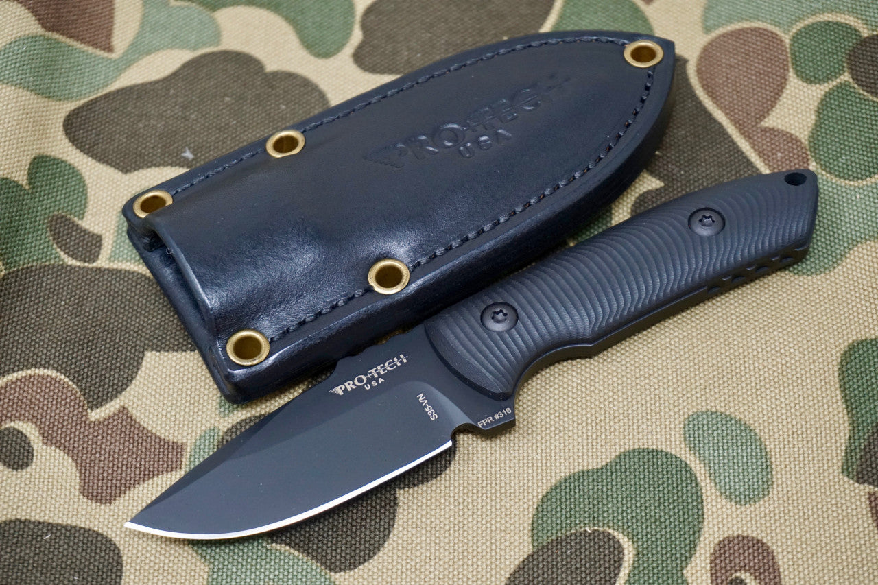 PRO-TECH SBR Black Hunting Knife