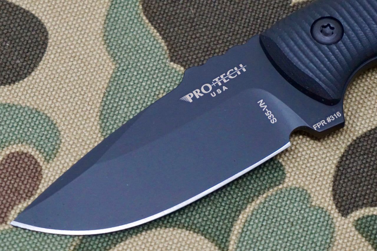 PRO-TECH SBR Black Hunting Knife