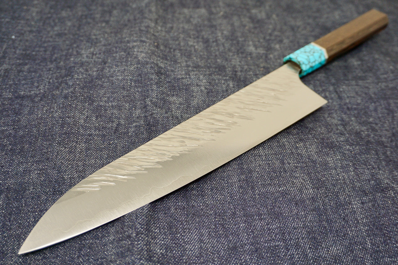 Kurosaki Fujin R2 Gyuto - 240mm w/ Chechen Wood Saya