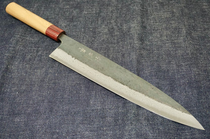 Muneishi Damascus Chef Knife 270mm AO2 w/ Saya