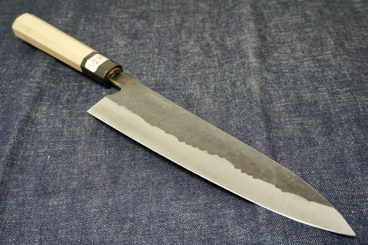 Teruyasu Fujiwara Denka Wa Gyuto 240mm w/ Saya