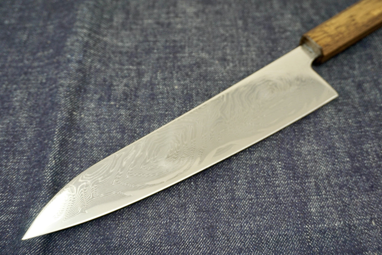 Tsunehisa Nickel Damascus Gyuto Chef Knife 210mm