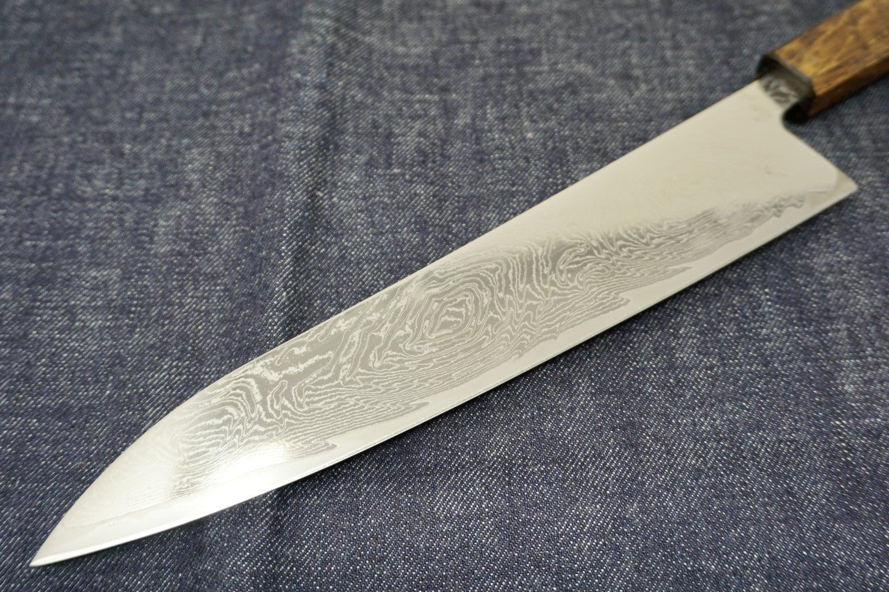 Tsunehisa Nickel Damascus Gyuto Chef Knife 240mm