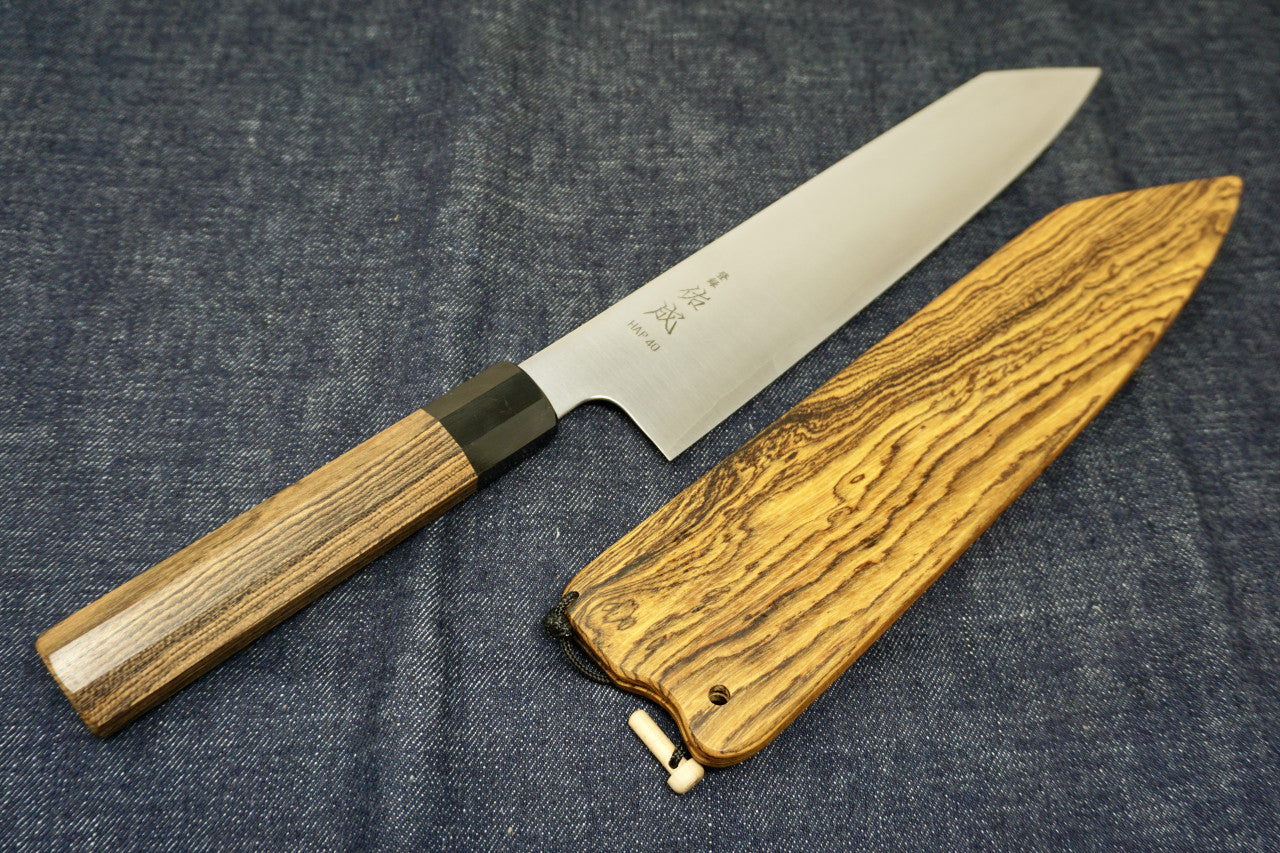 Sukenari Kiritsuke 270mm HAP40 Bocote w/ Saya