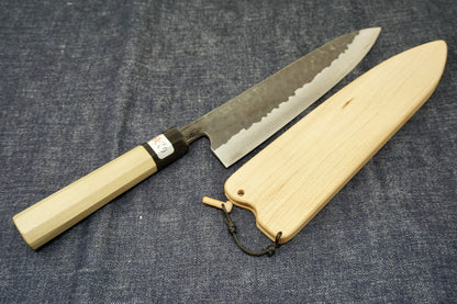 Teruyasu Fujiwara Denka Wa Gyuto 240mm w/ Saya