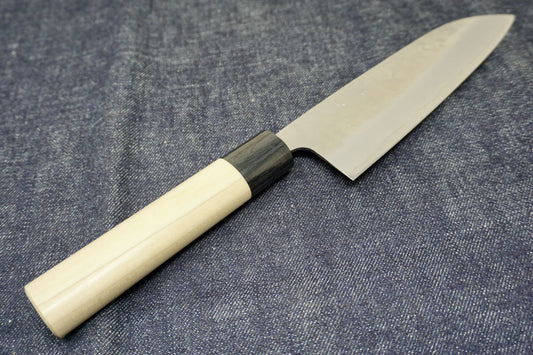 Tsunehisa Ginsan Santoku Knife 165mm