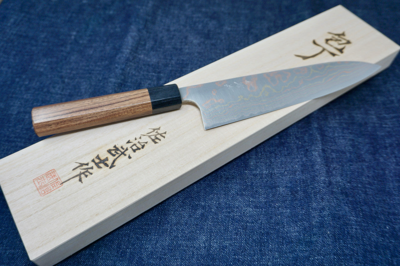 Saji Rainbow 210mm Gyuto Rosewood