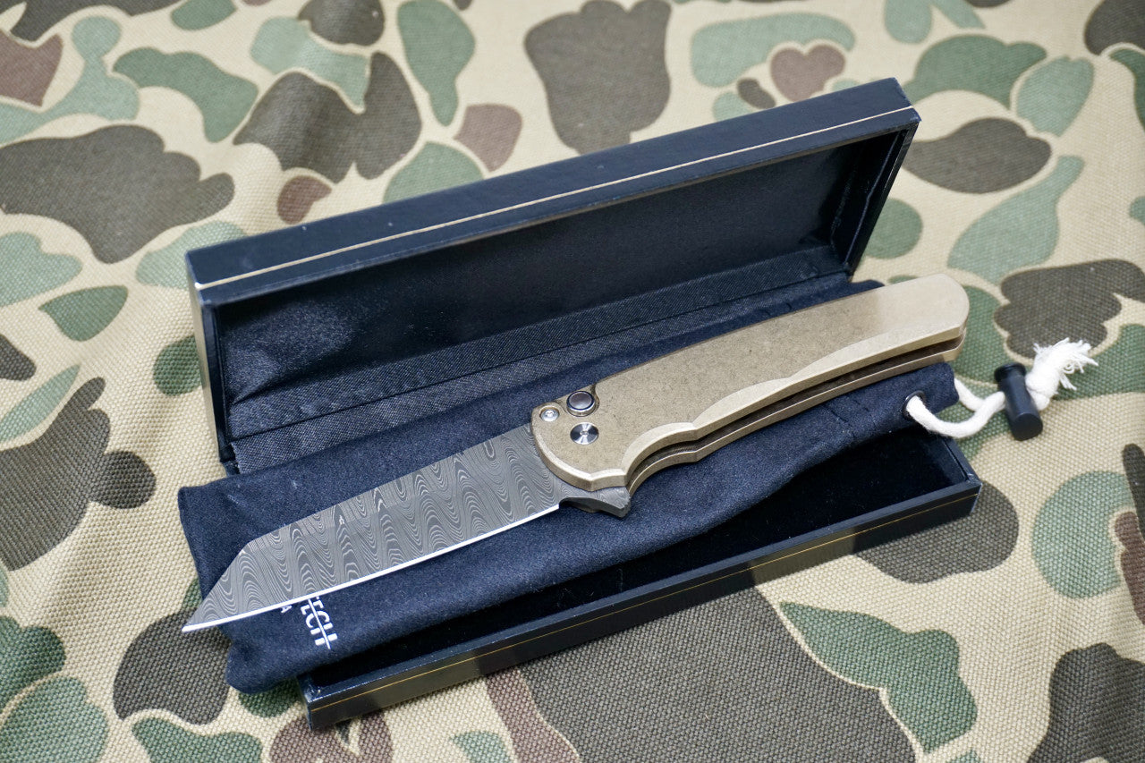 PRO-TECH Malibu Limited Damascus Bronze Aluminum