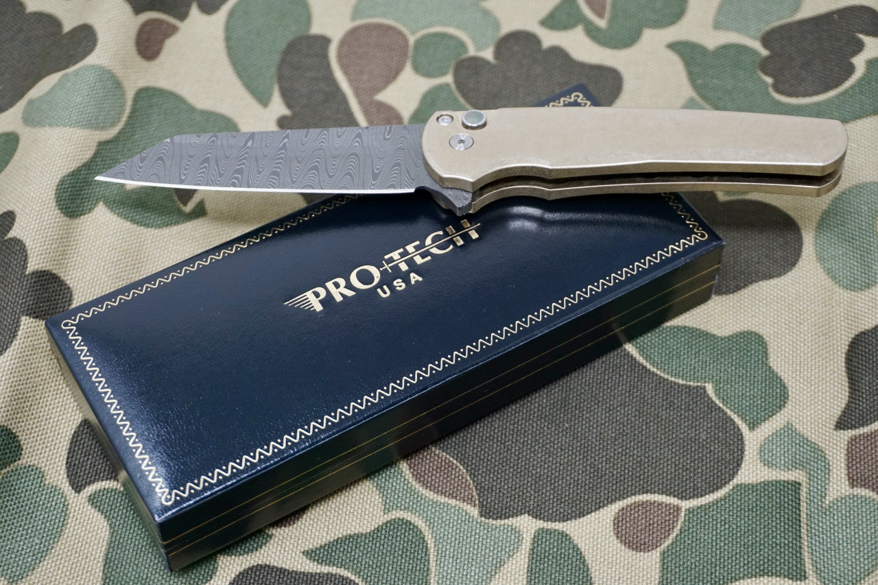 PRO-TECH Malibu Limited Damascus Bronze Aluminum