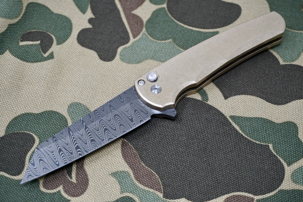 PRO-TECH Malibu Limited Damascus Bronze Aluminum