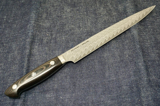 Bob Kramer SG2 Damascus Carving Knife 9"