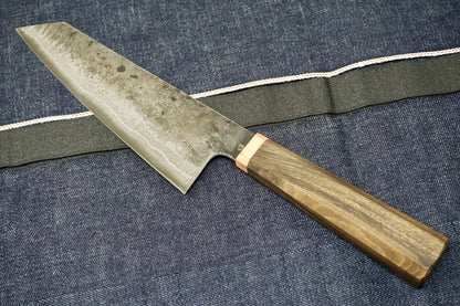 Blenheim Forge Damascus Santoku Knife