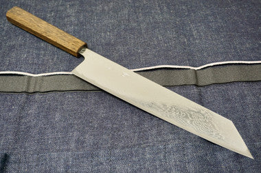 Tsunehisa Nickel Damascus Kiritsuke Chef Knife 240mm