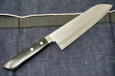 Masutani Damascus Santoku  Knife