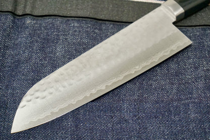 Masutani Damascus Santoku  Knife