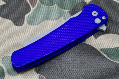 PRO-TECH Malibu Textured Purple Reverse Tanto Flipper