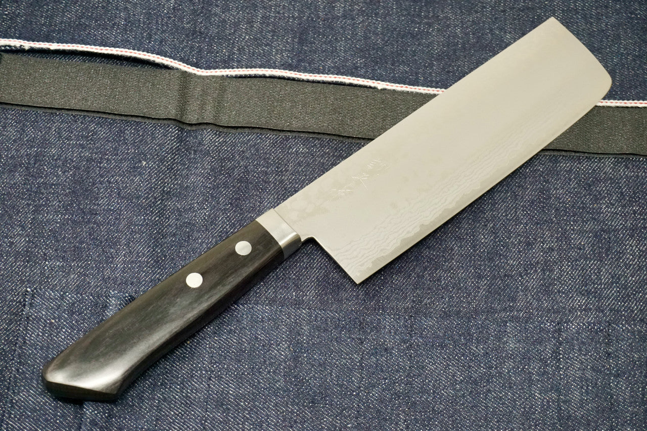 Masutani Damascus Tall Nakiri Knife