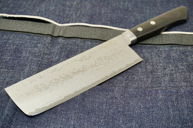 Masutani Damascus Tall Nakiri Knife