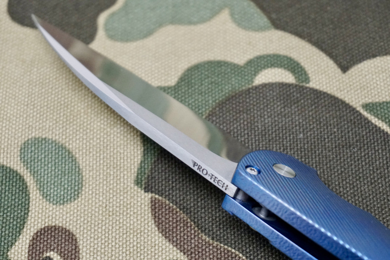 PRO-TECH Malibu Custom Polished Wharncliffe Flipper