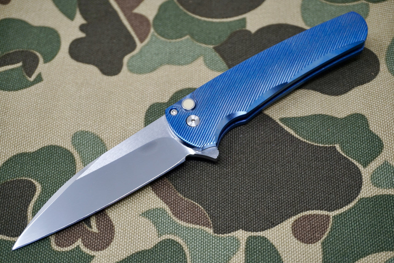 PRO-TECH Malibu Custom Polished Wharncliffe Flipper