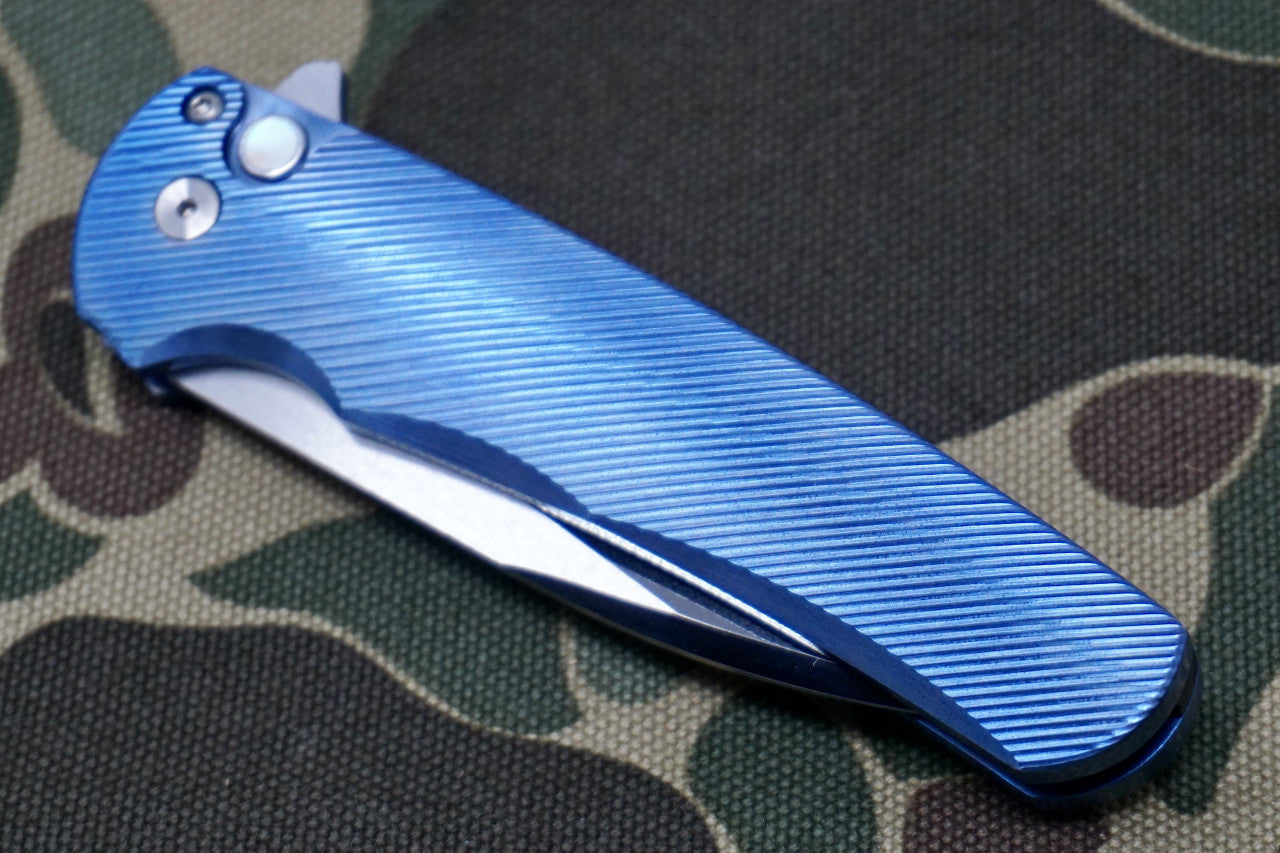 PRO-TECH Malibu Custom Polished Wharncliffe Flipper