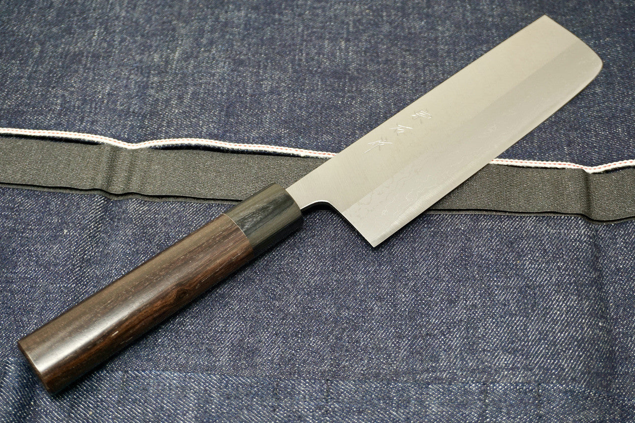 Muneishi Damascus Nakiri Rosewood