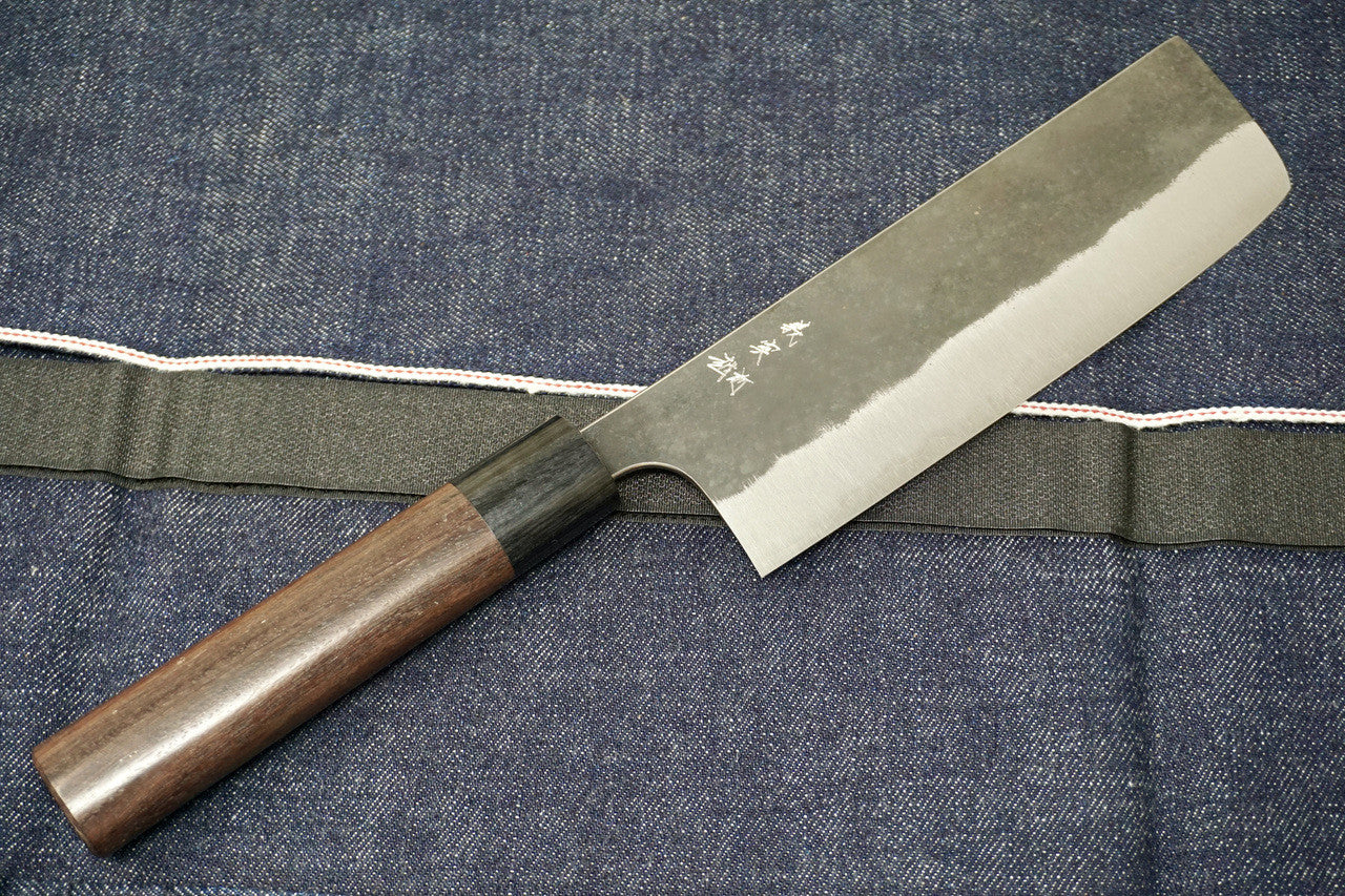 Kato Nakiri Vegetable Knife - Blue Super Steel 165mm