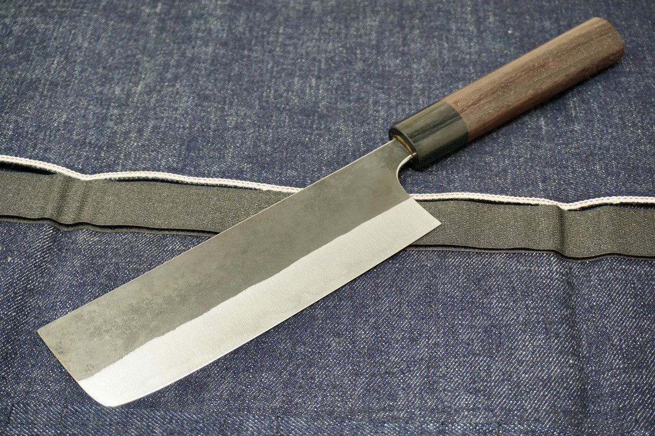 Kato Nakiri Vegetable Knife - Blue Super Steel 165mm