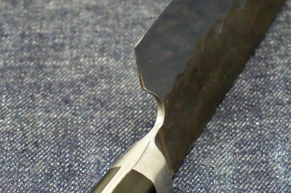 Teruyasu Fujiwara Denka Santoku - Polished w/ Custom Saya