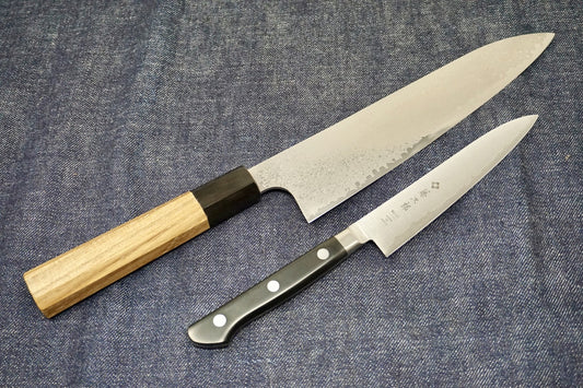 Two-Piece Knife Set - Yauji Damascus Gyuto & Tojiro Petty