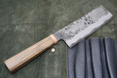 Blenheim Forge Damascus Nakiri Knife