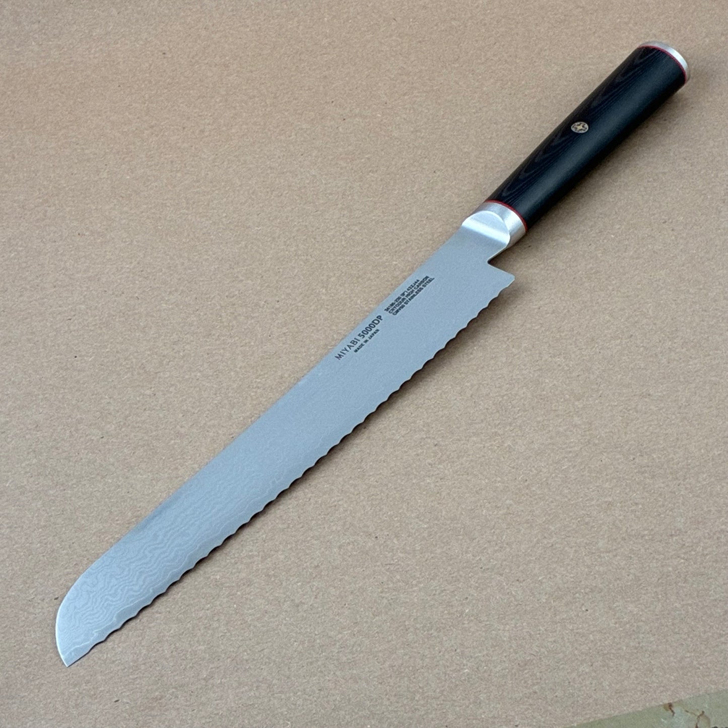 9.5" Miyabi Kaizen VG10 Damascus Bread Knife