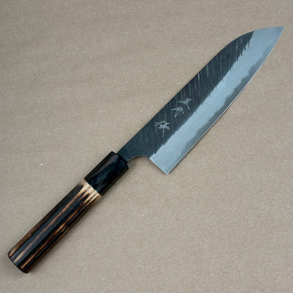 170mm Yu Kurosaki Wa Santoku In Burnt Chestnut (Consignment)