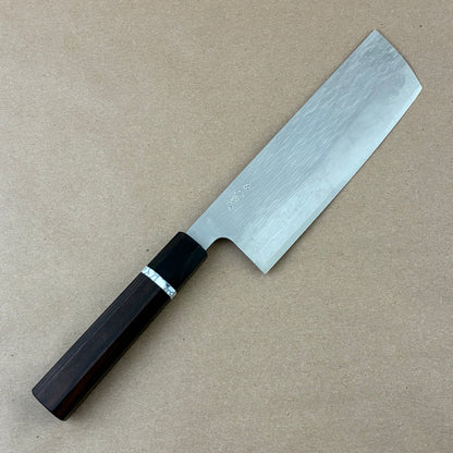 165mm Nigara XEOS Damascus Ebony Wa Nakiri
