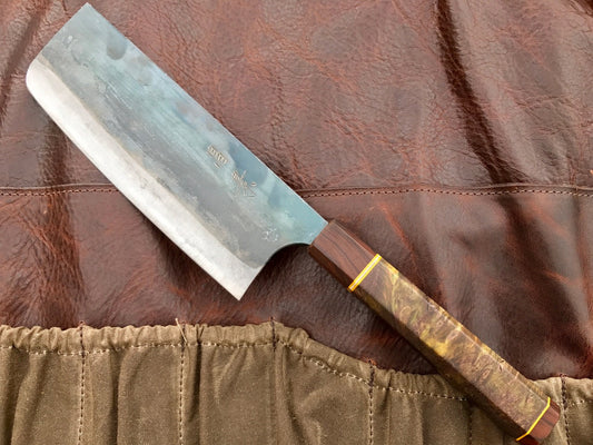 Masakage Mizu Nakiri 165mm - Custom Handle