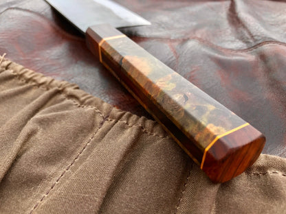 Masakage Mizu Nakiri 165mm - Custom Handle