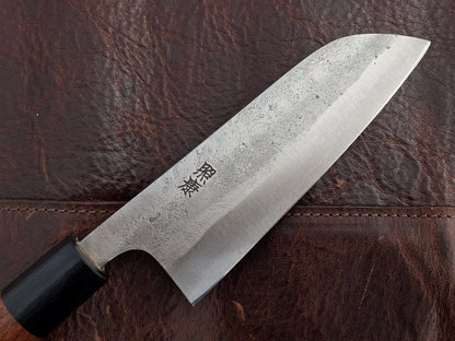 Teruyasu Fujiwara Nishiji Santoku Knife 165mm - Rosewood