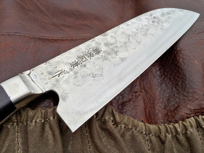 Teruyasu Fujiwara Maboroshi Santoku Knife - 165mm