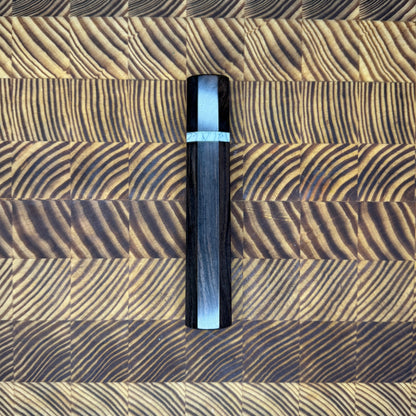 Ebony Wa Handle with Ivory Marble Spacer