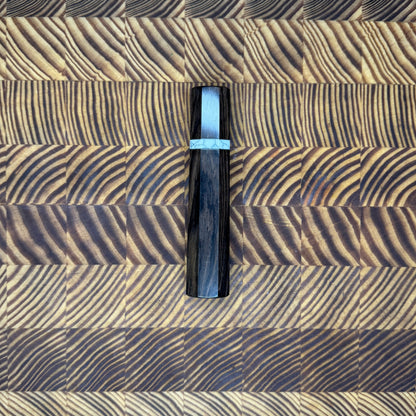 Ebony Wa Handle with Ivory Marble Spacer