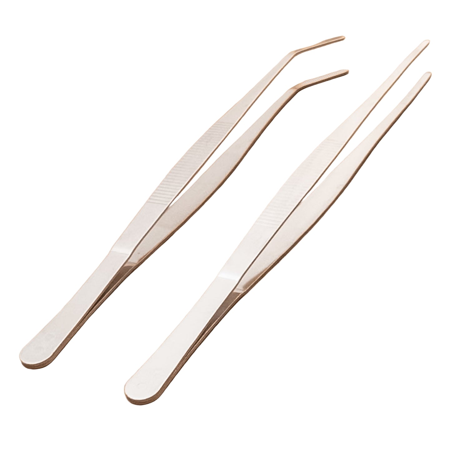 Stainless steel cooking tweezers