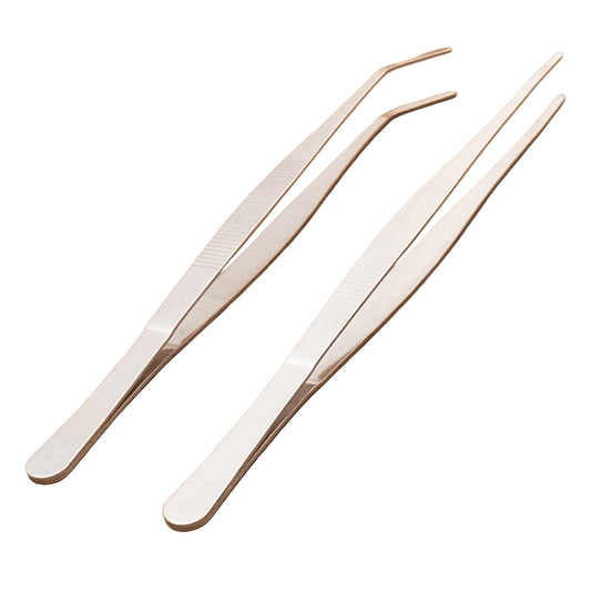 Stainless steel cooking tweezers