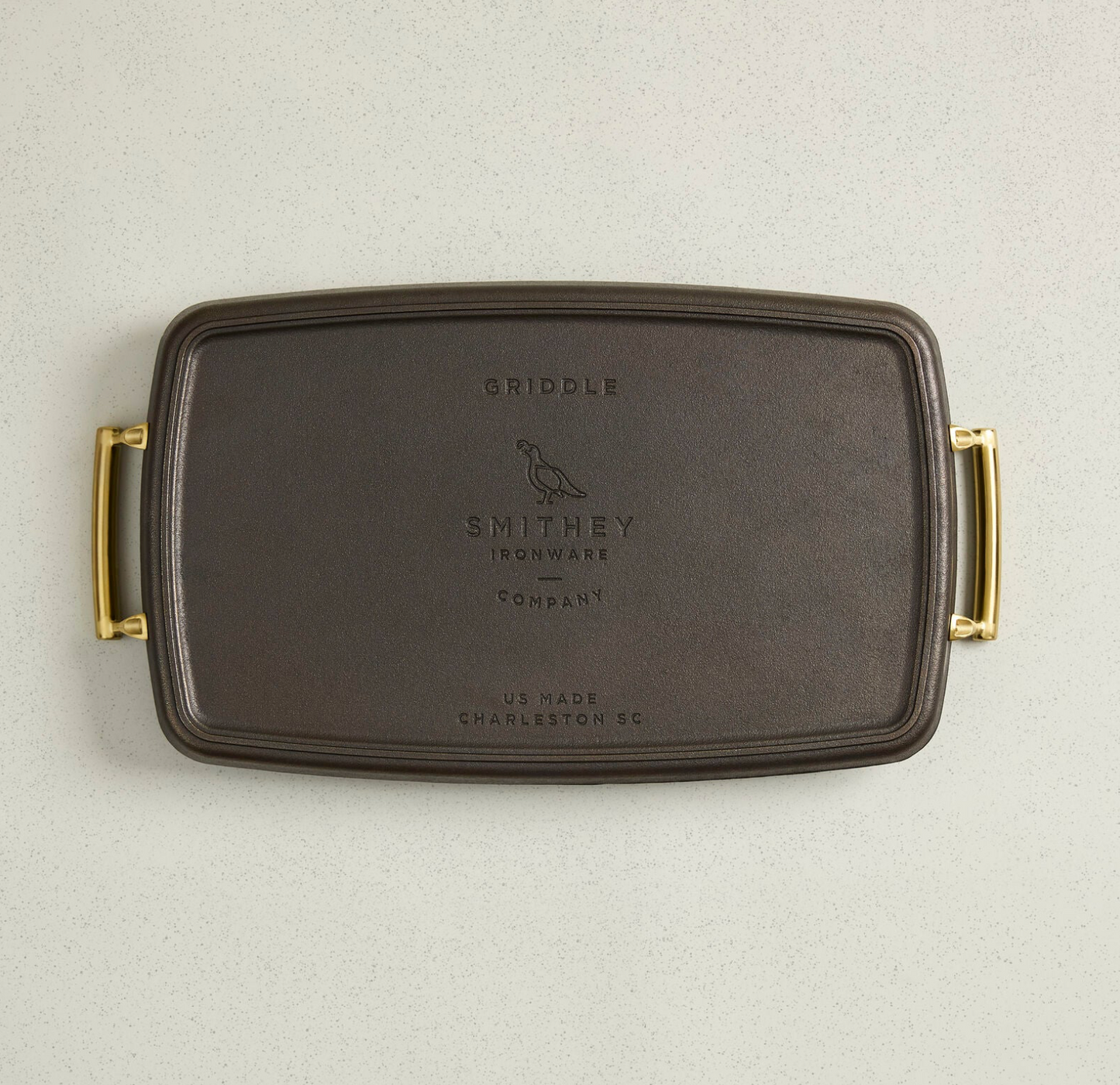 Smithey Cast Iron Double Burner Griddle