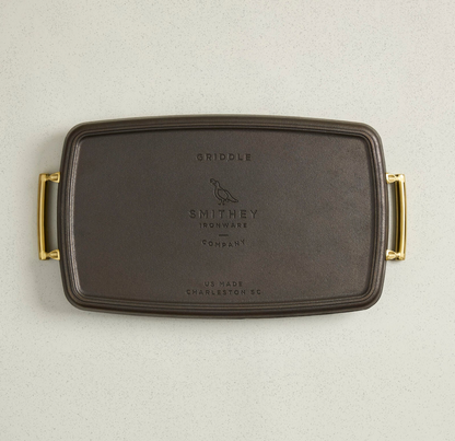 Smithey Cast Iron Double Burner Griddle