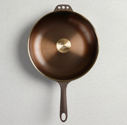 Smithey Cast Iron No. 11 Skillet w/ Glas Lid